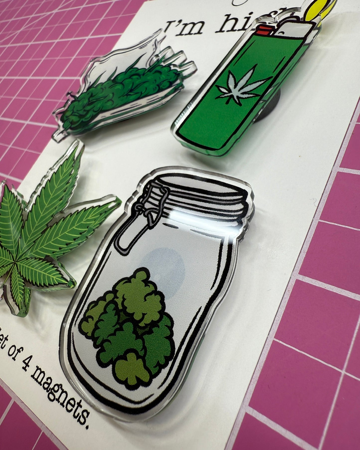 I'm High. Magnet Set