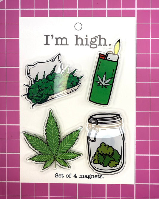 I'm High. Magnet Set