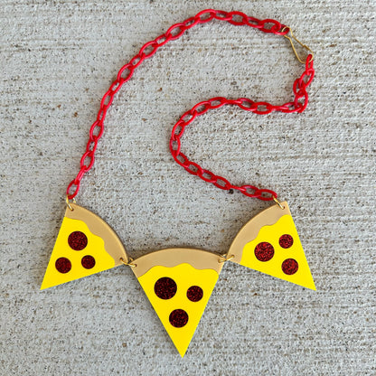 Pizza Necklace