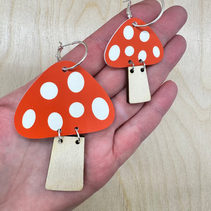 Mushroom Earrings