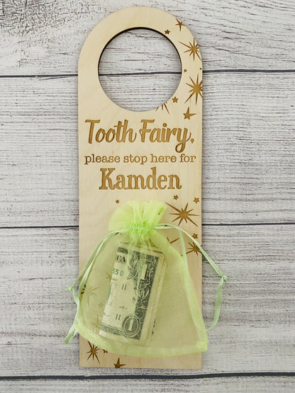 Personalized Tooth Fairy Door Hanger