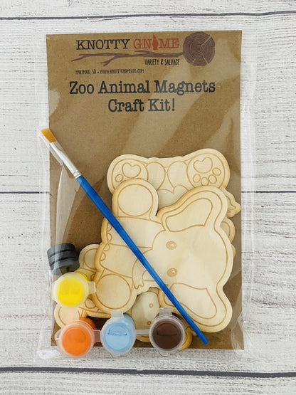 Zoo Animal Magnet Paint Kit