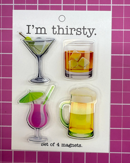 I'm Thirsty. Magnet Set