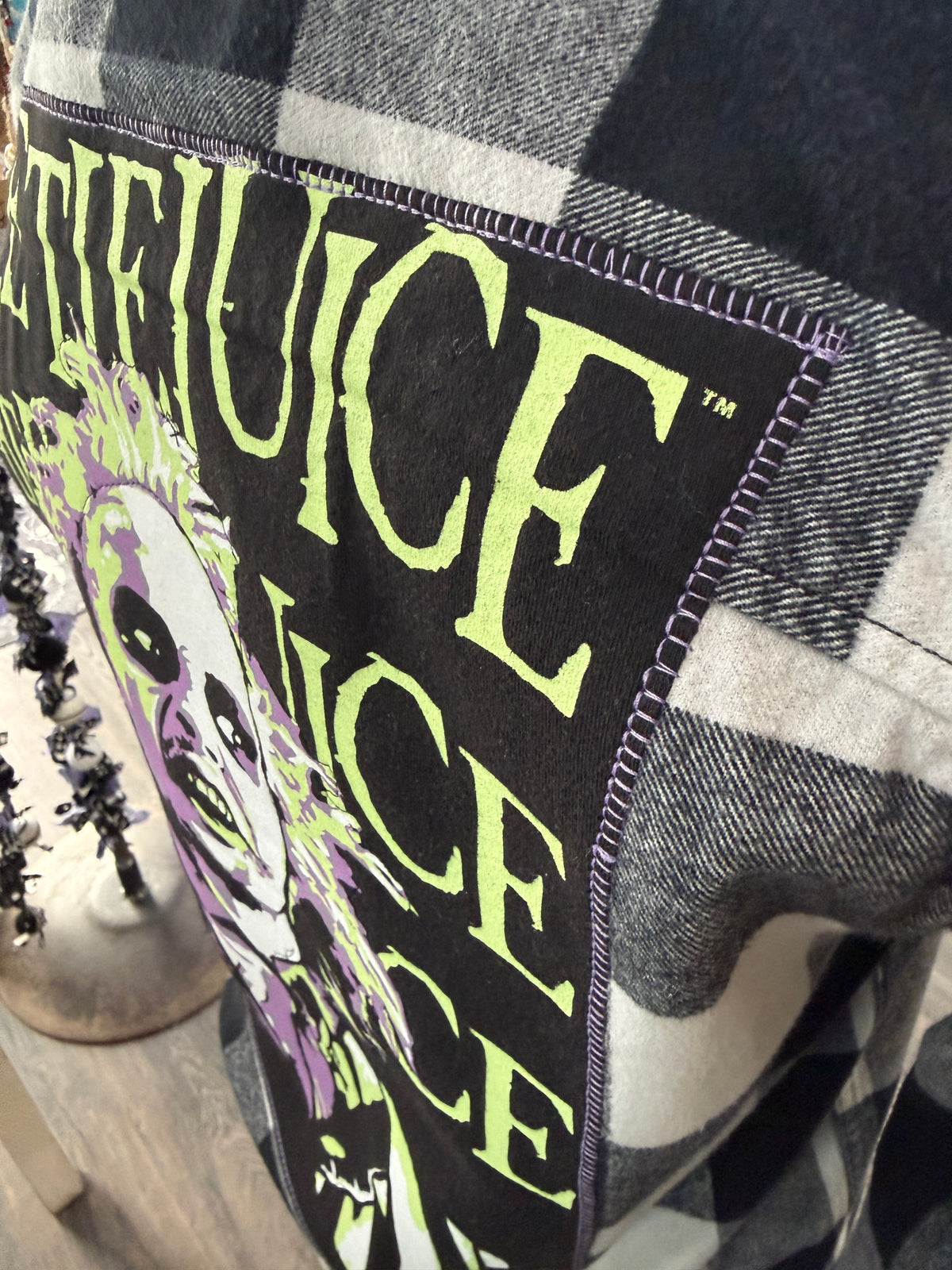 Beetlejuice Flannel