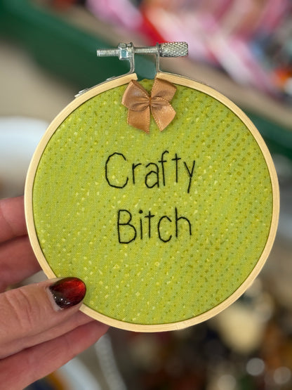 Crafty B*tch Embroidery