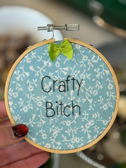 Crafty B*tch Embroidery
