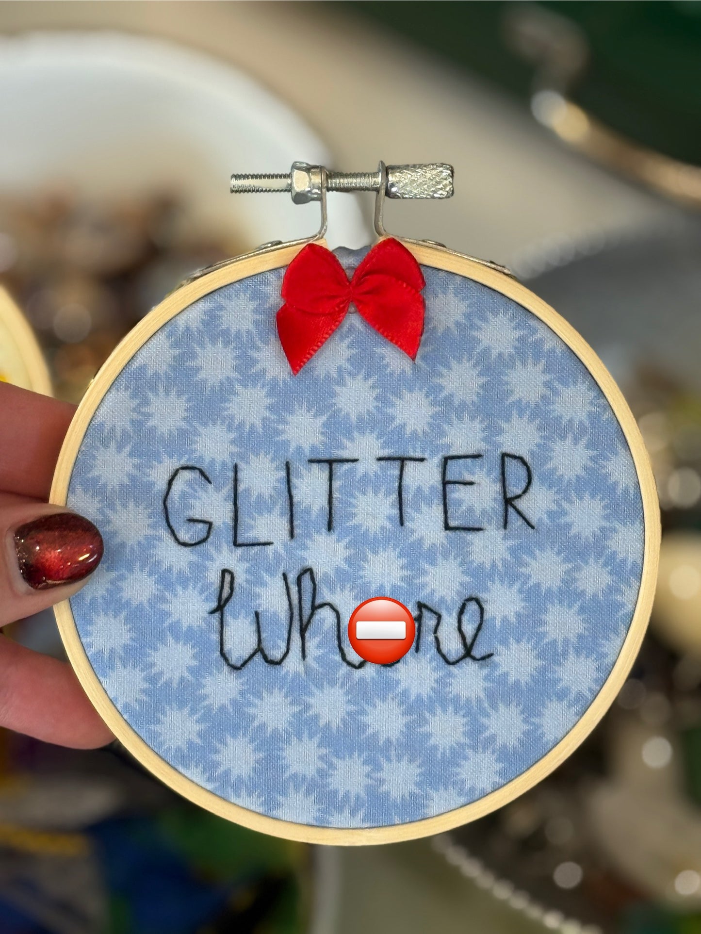 Glitter Wh*re Embroidery