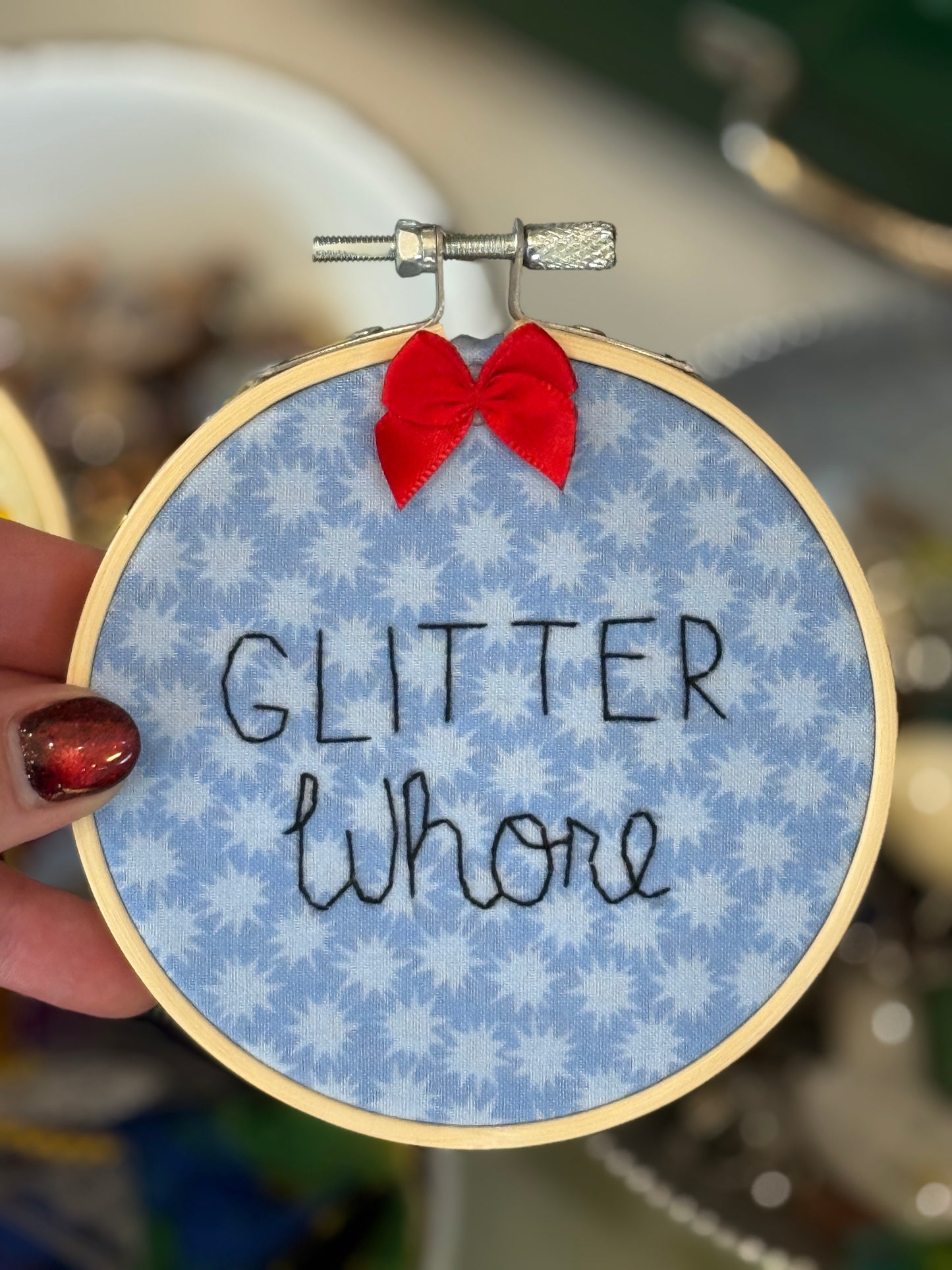 Glitter Wh*re Embroidery