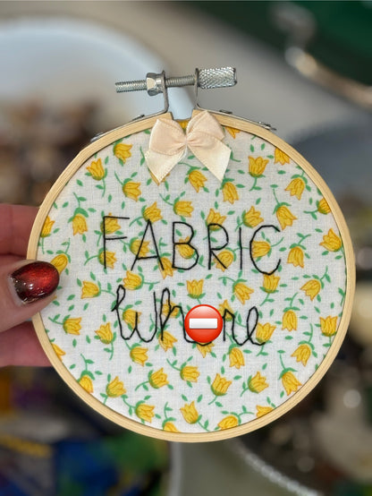 Fabric Wh*re Embroidery