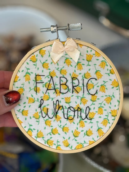 Fabric Wh*re Embroidery