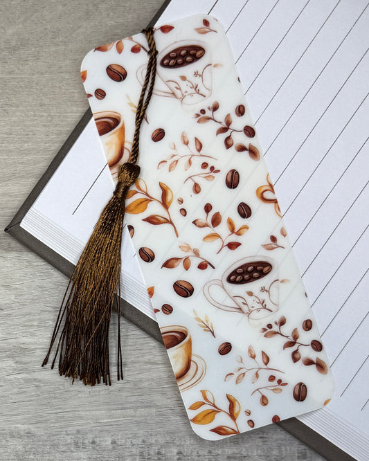 Fall Coffee Bookmark