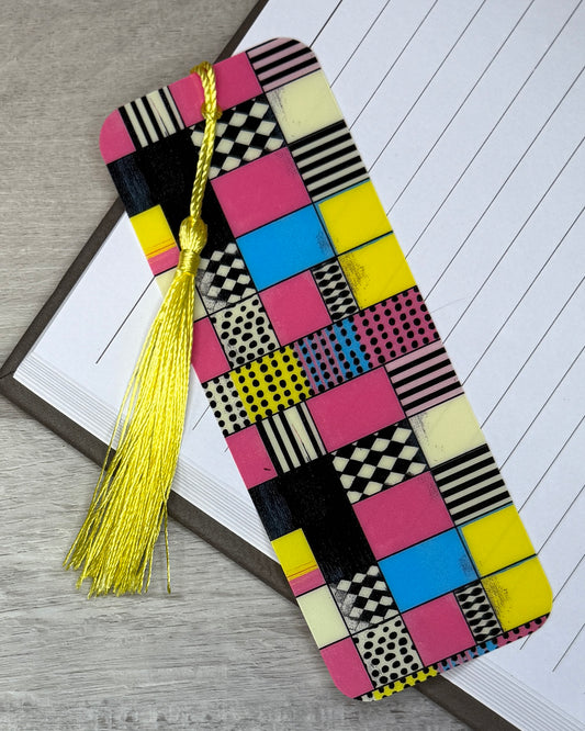 Modern Color Block Bookmark