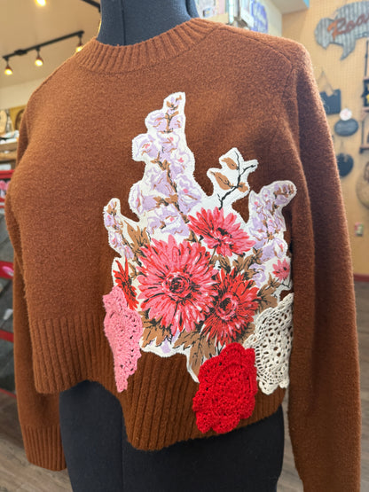 Custom Tablecloth Applique Upcycle