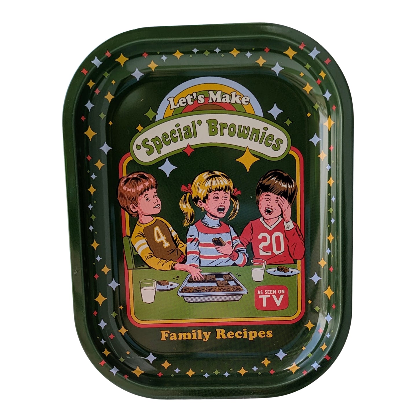 Let's Make Special Brownies Tin Tray