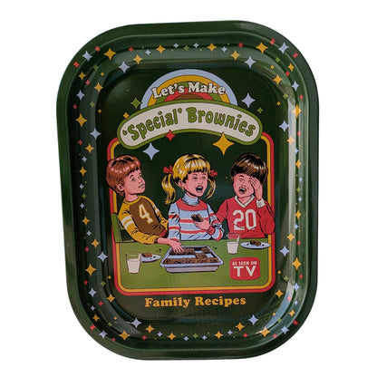 Let's Make Special Brownies Tin Tray